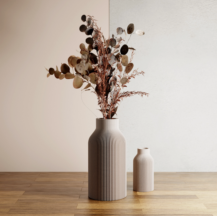 Bottle Vase  | Beige