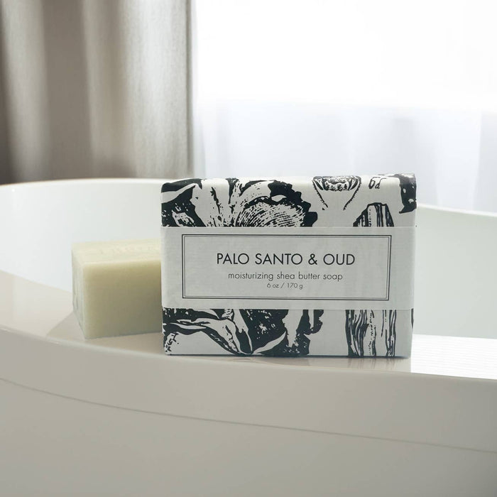 NEW Palo Santo & Oud Shea Butter Soap - Bath Bar