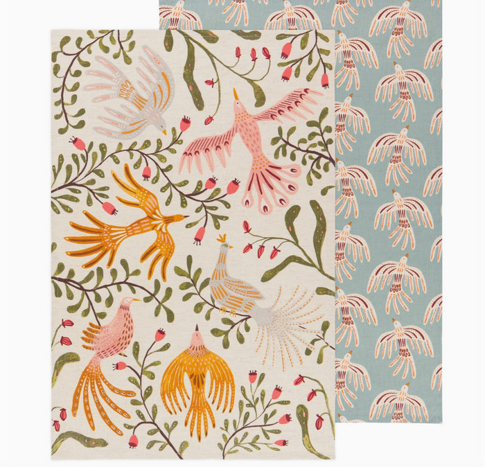 Plume Linen Cotton Dishtowels Set of 2