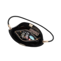Billie Black Recycled Vegan Leather Tote Bag