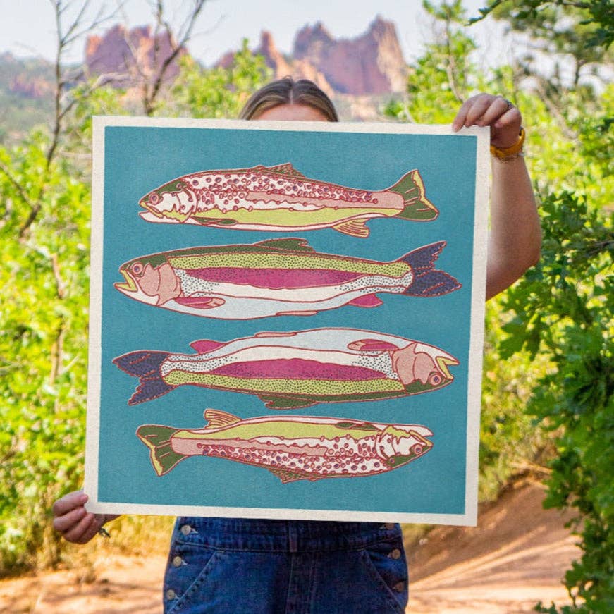 Trout Fish Art Print