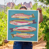Trout Fish Art Print