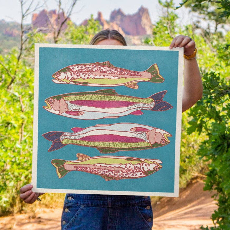 Trout Fish Art Print