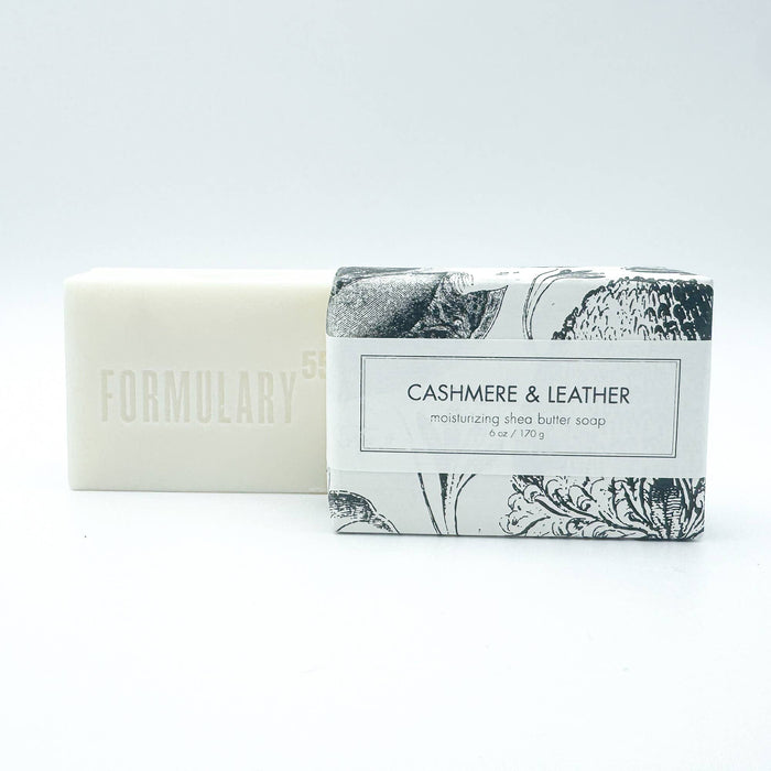 NEW Cashmere & Leather Shea Butter Soap - Bath Bar