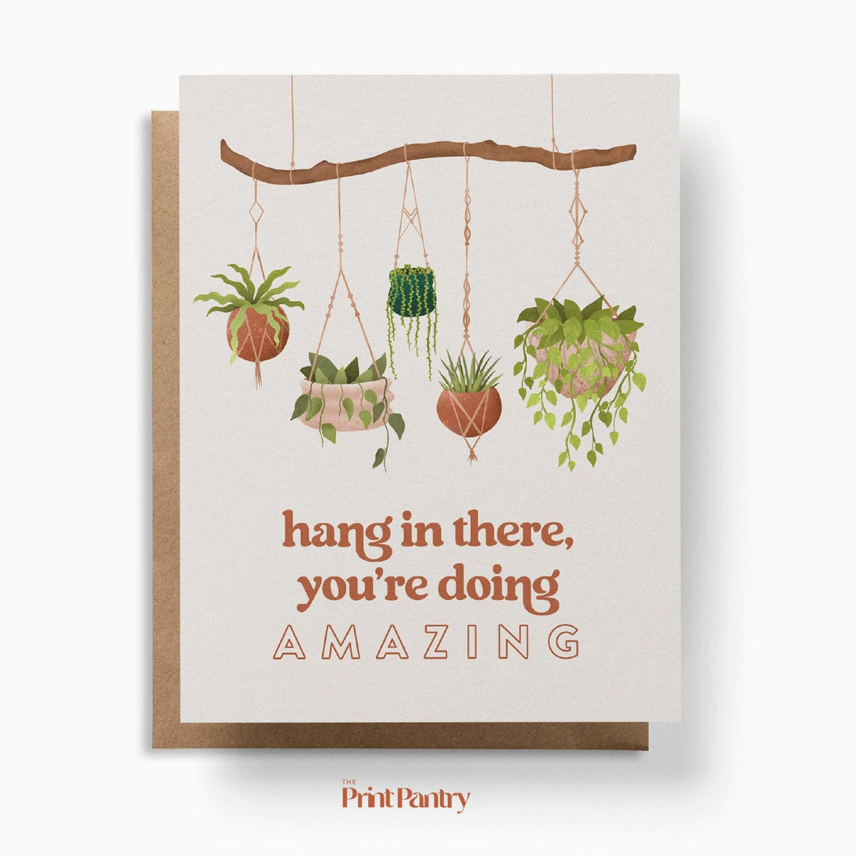 Hang In There Greeting Card
