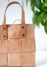 Abundance Leather Basket
