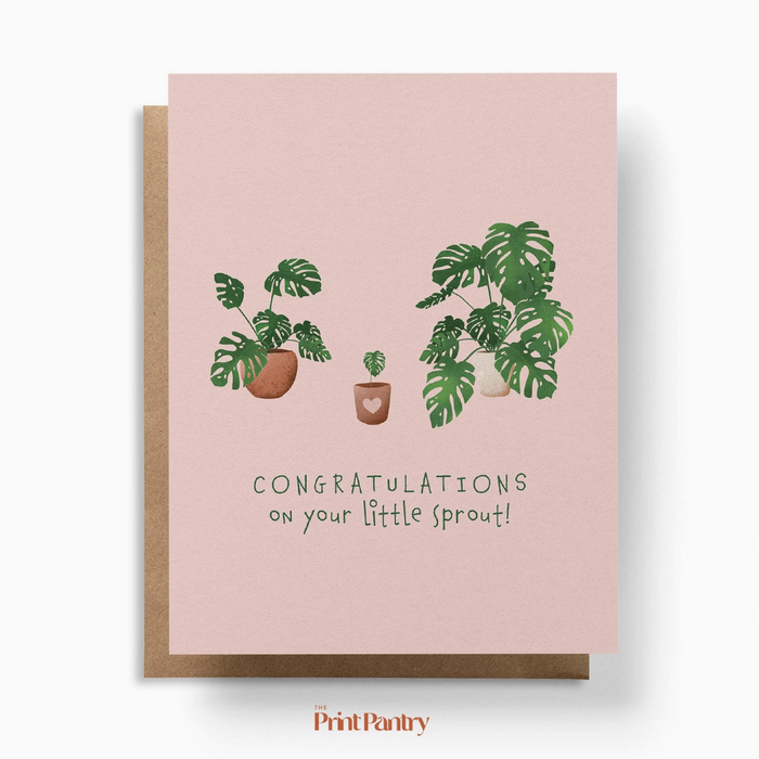 Little Sprout Greeting Card