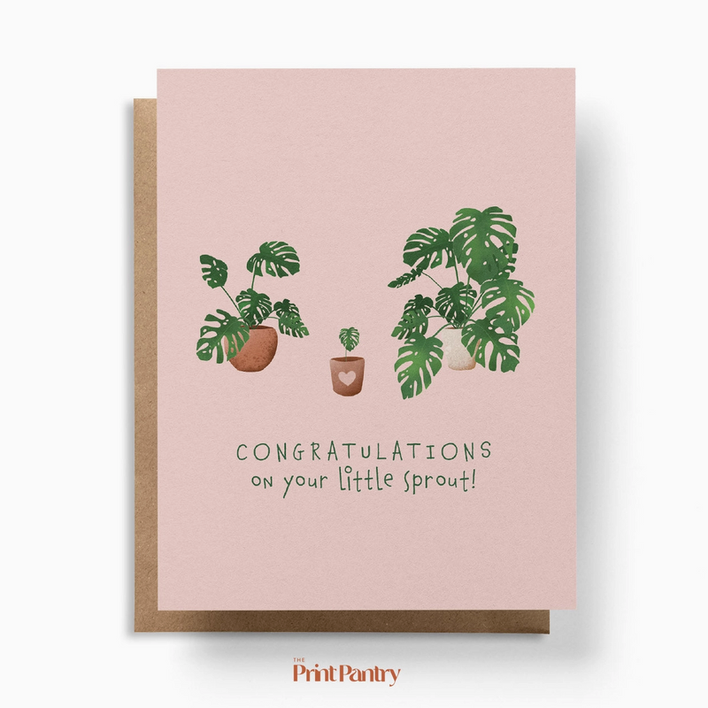 Little Sprout Greeting Card